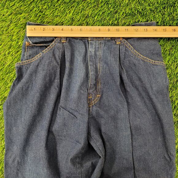 Vintage 80s MOD High-Waist Tapered Jeans Womens 4 28x33 Talon USA - Picture 15 of 16